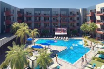 Resort Style Pool with Jumbotron